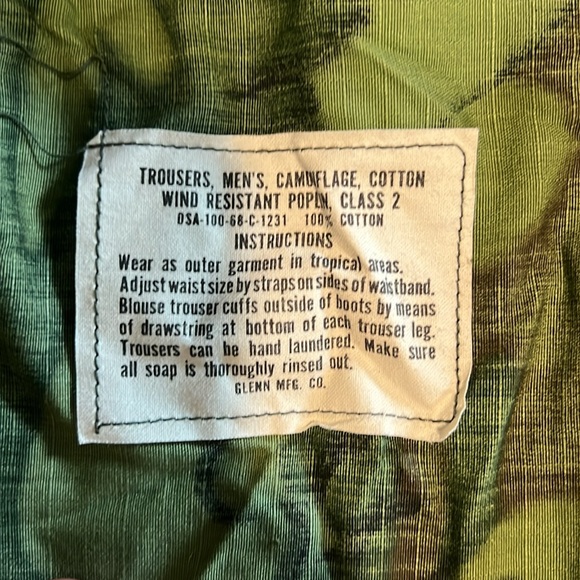 ERDL pants. Vietnam Era 1968 dated. - Picture 4 of 6